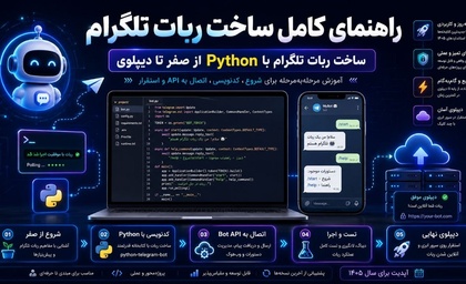 راهنمای کامل ساخت ربات تلگرام با Python در 1405