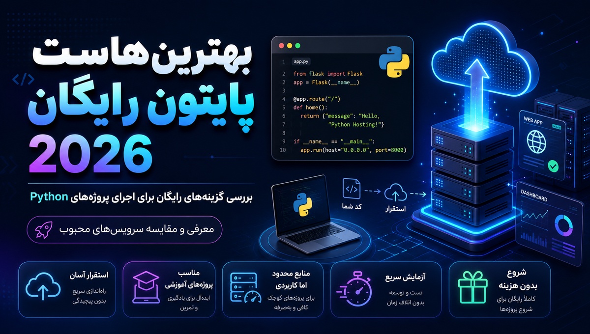 بهترین هاست پایتون رایگان 2026