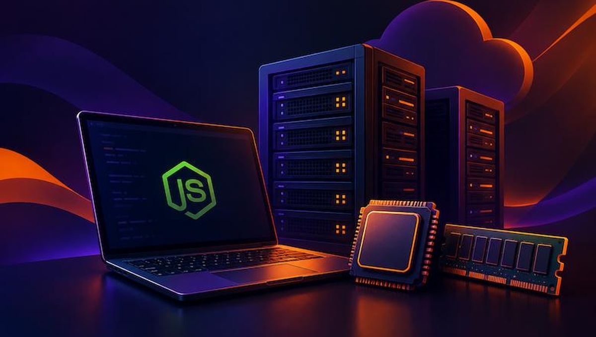 برای پروژه Node.js چقدر RAM و CPU لازم است؟ راهنمای انتخاب منابع هاست