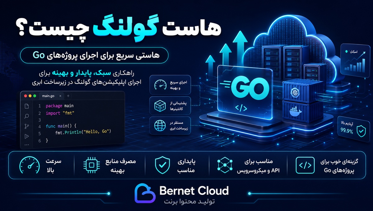 هاست گولنگ (Go) چیست؟ + معرفی بهترین هاست مناسب برای Golang در ایران