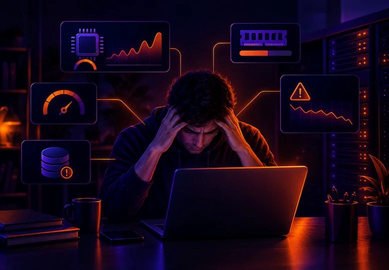 تصویری از منابع مورد نیاز هاست Node.js